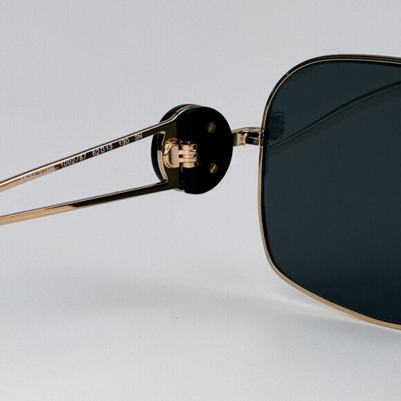 Versace VE2269 100287 BRAND NEW Sunglasses Gold Dark Grey Pilot Unisex - Picture 8 of 11